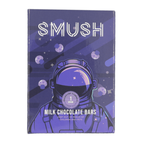 SMUSH - Milk Chocolate Bar | Magic Mushrooms Montreal Canada