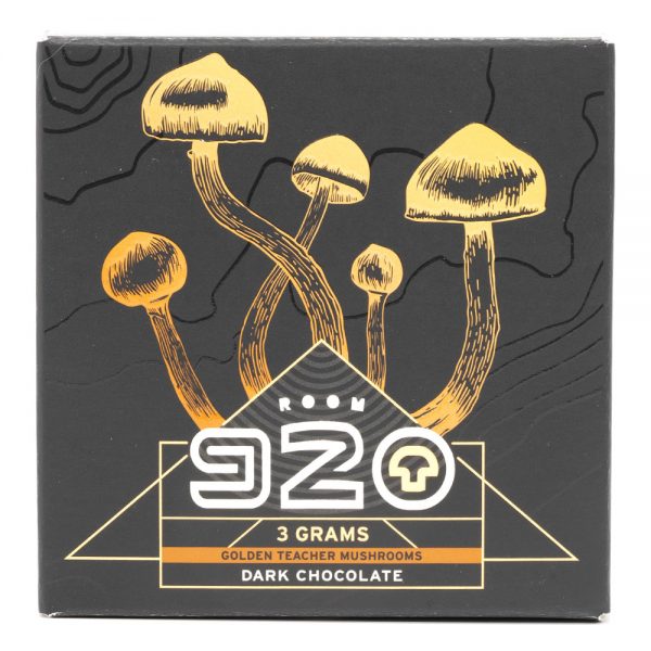 Room 920 – Mushroom Chocolate Bar - Dark Chocolate - 3 Grams | Magic Mushrooms Montreal Canada