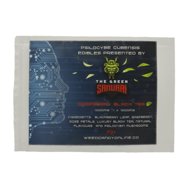 The Green Samurai - Raspberry Black Tea - 1000mg | Magic Mushrooms Montreal Canada