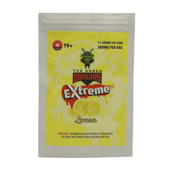 Green Samurai Extreme - Lemon Gummy 300mg THC | Magic Mushrooms Montreal Canada
