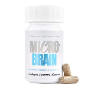 Euphoria Psychedelics – Micro Brain Capsules - (100mg X 20 Capsules) | Magic Mushrooms Montreal Canada