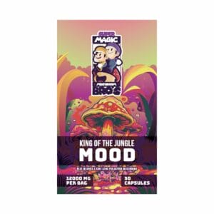 Super Magic Mushroom Bro’s - King of the Jungle MOOD - 400MG Capsules | Magic Mushrooms Montreal Canada
