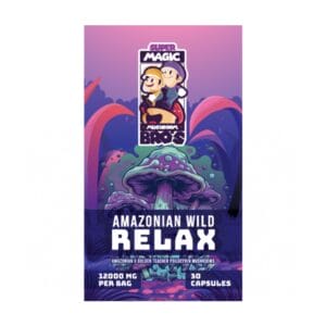 Super Magic Mushroom Bro’s - Amazonian Wild RELAX - 400MG Capsules | Magic Mushrooms Montreal Canada